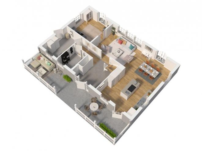 Rosenfors Grundriss 3D