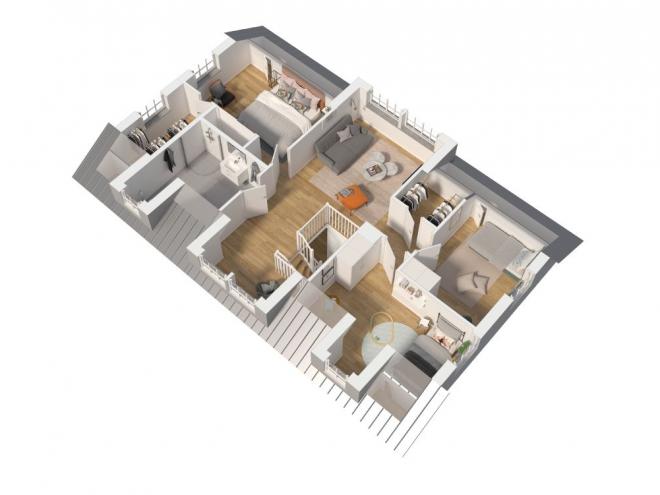 Rosenfors Grundriss 3D