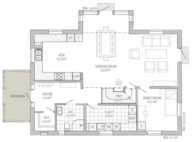 Lindbacken Grundriss 2D