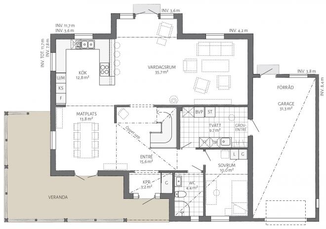 Rosenhill Grundriss 2D