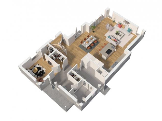 Solberga Grundriss 3D