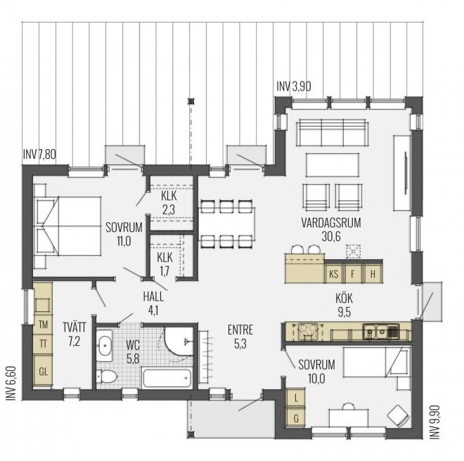 Läckö Grundriss 2D