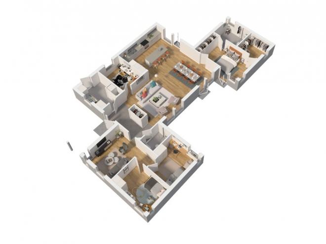 Sandliden Grundriss 3D