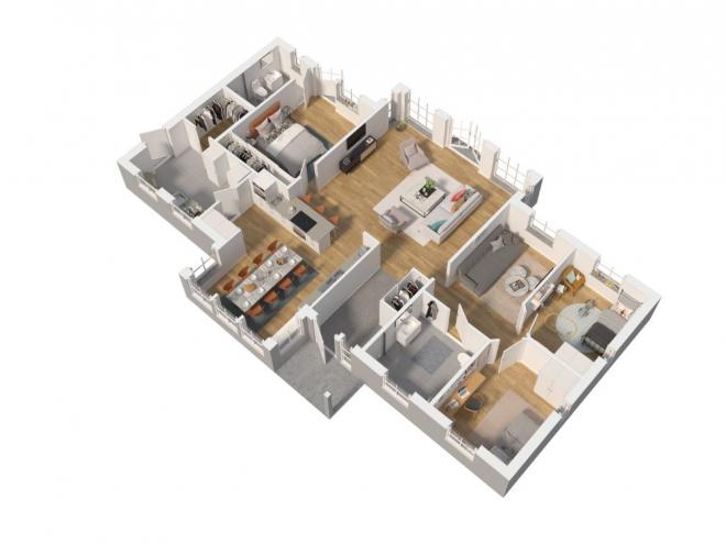 Sjöholmen Grundriss 3D