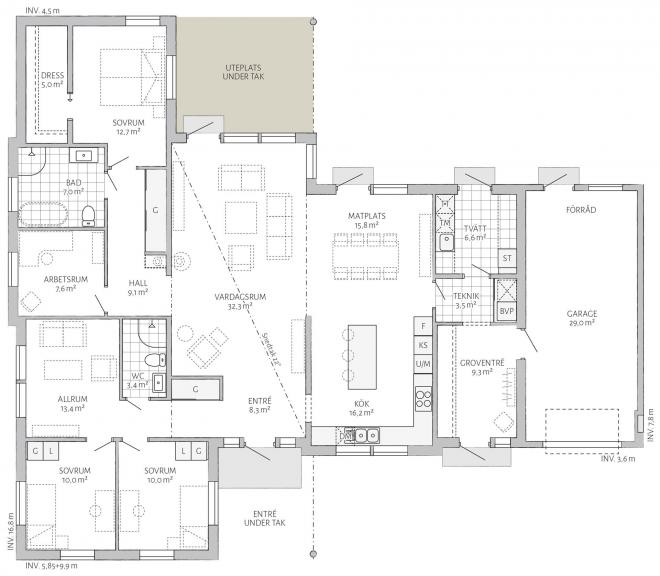 Solängen Grundriss 2D