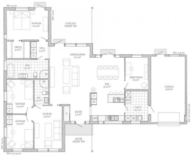 Trend Sattel Grundriss 2D