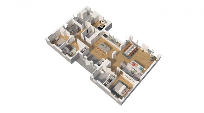 Vallvik Grundriss 3D